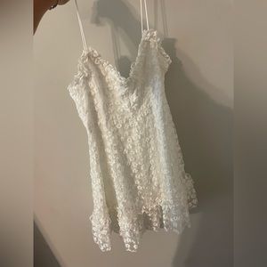 Hello Molly White Flowery Dress